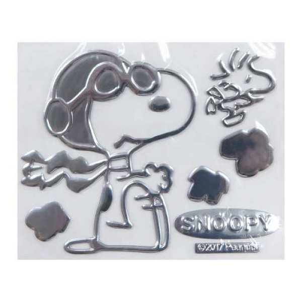 【震撼精品百貨】史奴比Peanuts Snoopy ~SNOOPY 車用立體浮雕貼紙