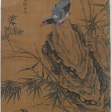 雪翁 花鳥圖 潛粹藝術〕雪翁陳之佛-花鳥圖軸| Yahoo拍賣