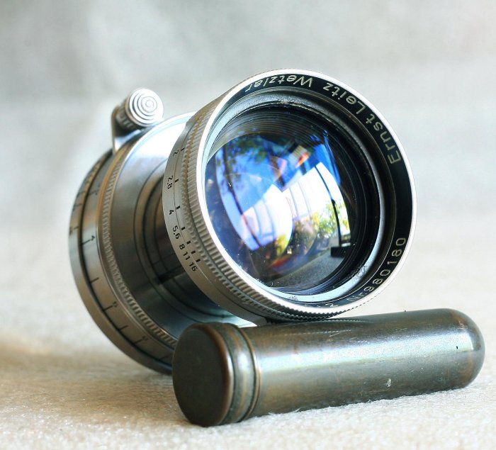 悠悠山河】釋藏極新品LEICA Summitar 50mm 5cm F2 後期縮頭L39 LTM
