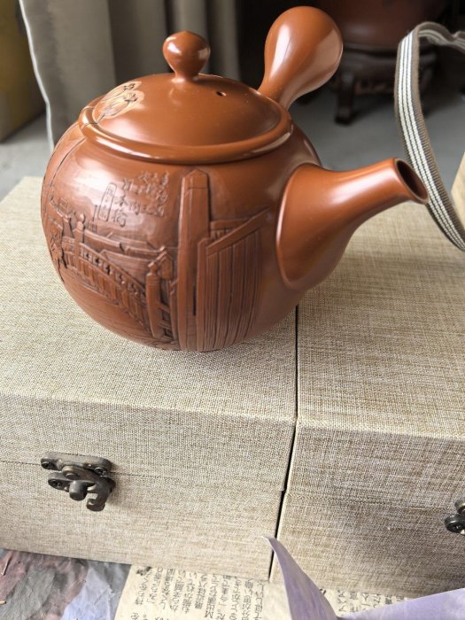 壺堂雪堂聯名款東海道五十三次專屬設計茶壺，限量合作精品，日本橋側把
