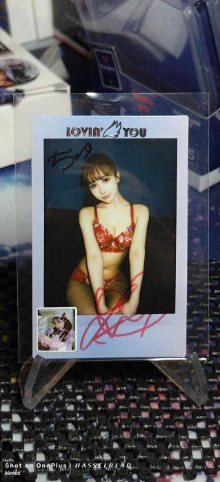 引退絕版 2023 loving u 三上悠亞 彩拍大頭貼 原汁親筆卡面簽名寫真收藏拍立得