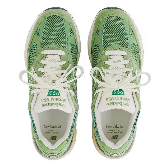 A-KAY0】NEW BALANCE X TEDDY SANTIS 993 U993【U993GW】CHIVE MADE IN 