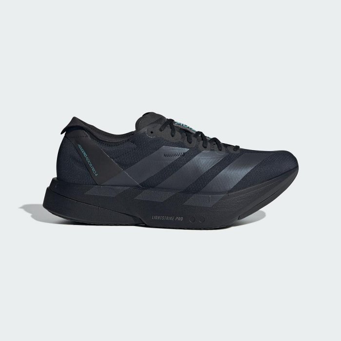 南🔥2025 10月ADIDAS ADIZERO ADIOS PRO 4 跑鞋馬牌底高低差男款全黑