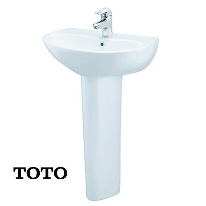 【阿貴不貴屋】 TOTO衛浴 LW240CJU 面盆 長腳臉盆 洗臉盆 搭配原廠龍頭 TLS03301PD