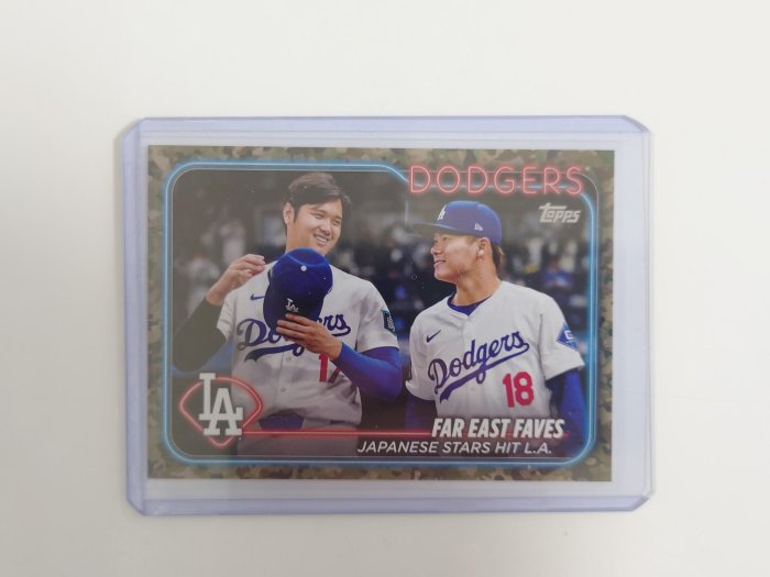 MLB棒球]洛杉磯道奇隊山本由伸/大谷翔平雙人卡2024 Topps Update