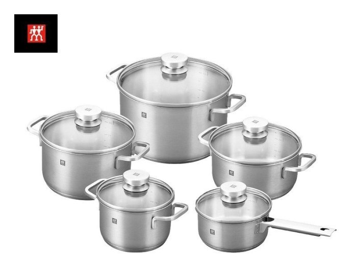 德國 雙人牌 Zwilling FOCUS 10件 不鏽鋼 鍋具組 餐具組  鍋具套組  搬新家 入厝 送禮 餽贈員工