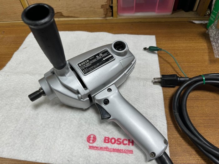 "外匯嚴選"【附發票】HITACHI 日立 S15 高轉速 汽車板金 清水模研磨機 打臘機 打蠟機/中古/二手/日本原裝