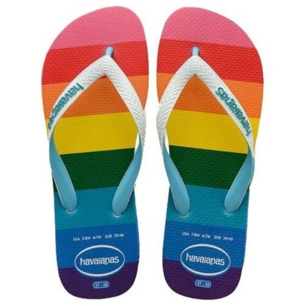 havaianas 哈瓦士 巴西人字拖 男款 Top pride allover 彩虹 涼鞋 拖鞋 海灘鞋【南風百貨】