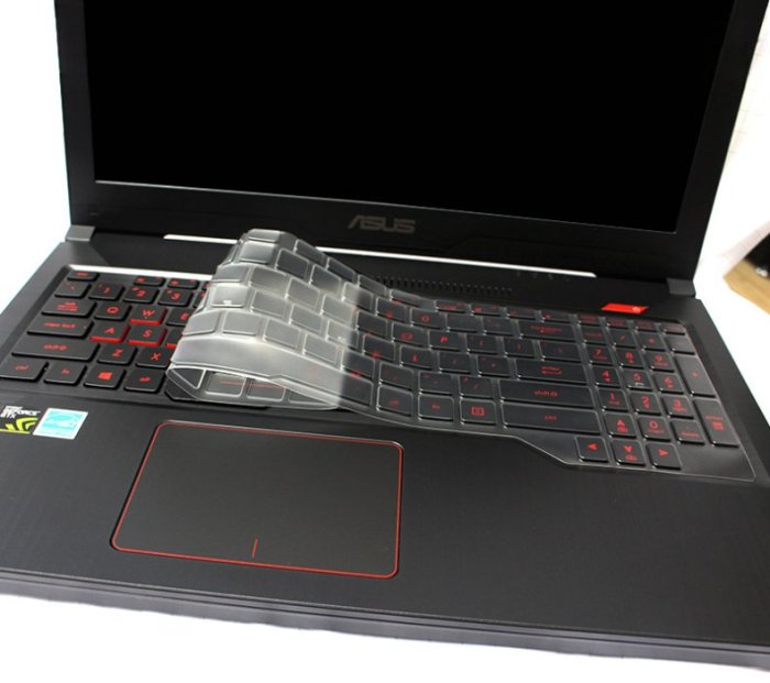 *金輝*ASUS FX504GD FX504GE 鍵盤膜 ASUS FX504G 超薄高透 TPU 筆電鍵盤保護膜