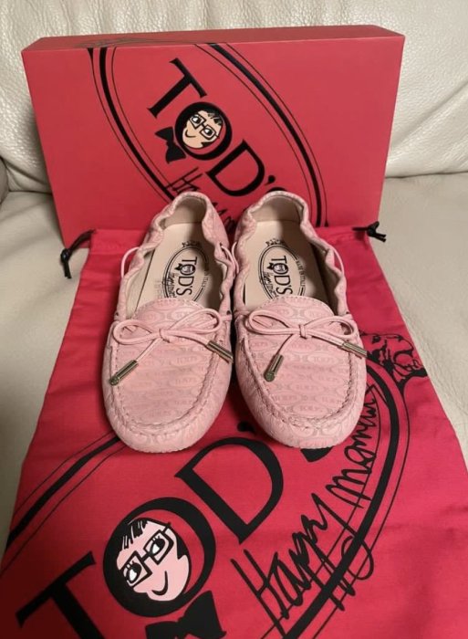 Tod's Happy Moment 與Alber Elbaz聯名限量系列芭蕾豆豆鞋38號| Yahoo拍賣