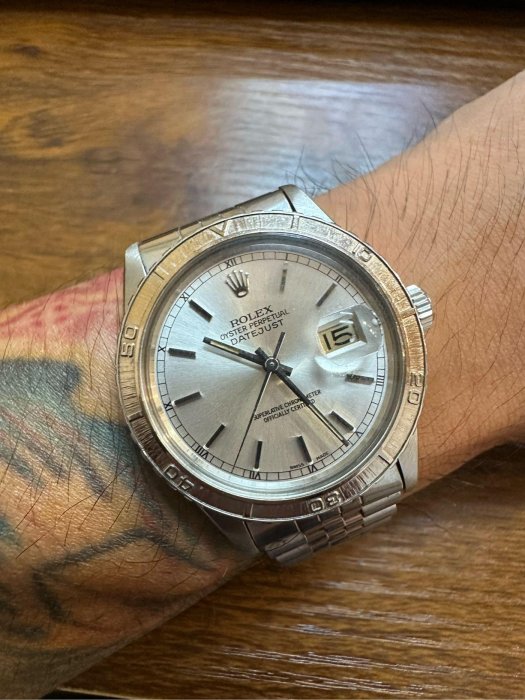 月季 藏家已交流］Rolex 16250 爬山虎全原裝多付一組老針面勞力士16014