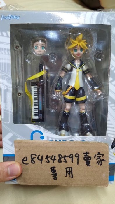 中古現貨】鏡音鈴鏡音連02 figma 20 19 可動模型GSC Max Factory