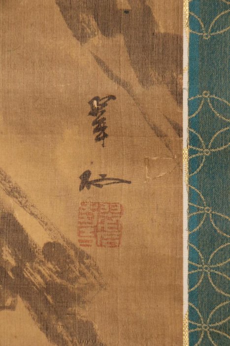 嚴選日本大橋翠石經典老畫《猛虎圖》手繪真跡，濃墨重彩山水花鳥風情
