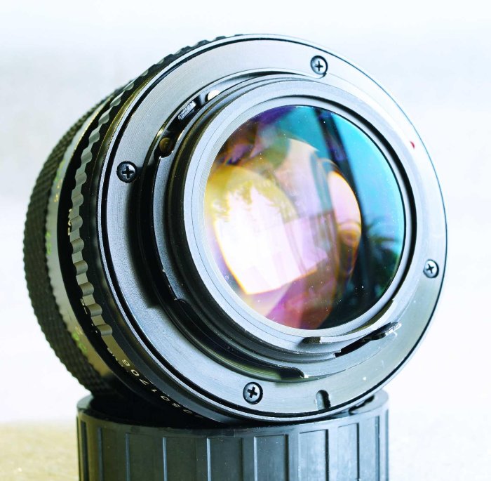 收藏級富岡大眼睛PORST COLOR REFLEX 55mm F1.2 MC PK口透亮無刮無霉無