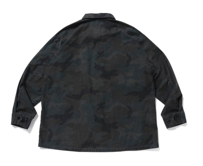 希望商店】WTAPS JUNGLE LS 02 20SS 蠟染黑迷彩四袋軍衫| Yahoo拍賣