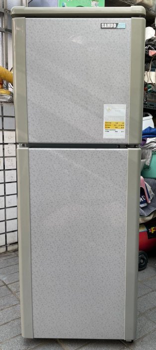 高雄市區 免運費 聲寶 140公升  二手小型雙門冰箱 功能正常 有保固  有現貨