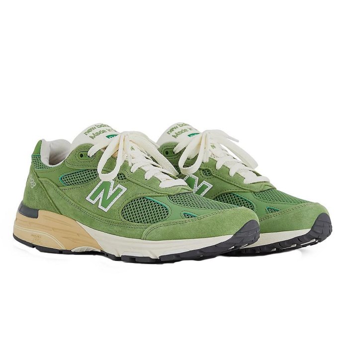 A-KAY0】NEW BALANCE X TEDDY SANTIS 993 U993【U993GW】CHIVE MADE IN 