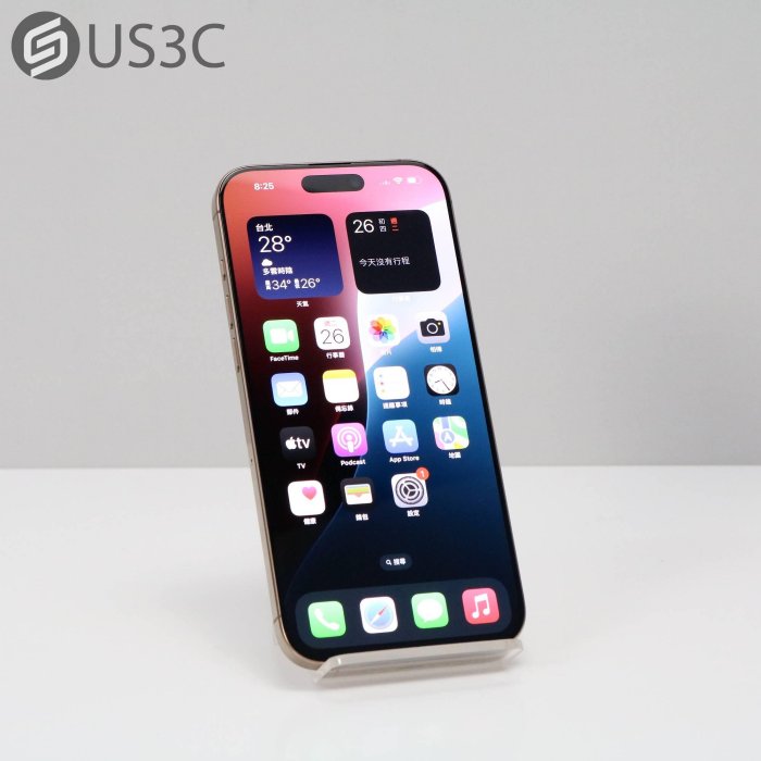 【US3C-小南門店】公司貨 Apple iPhone 16 Pro Max 256G 沙漠色鈦金屬 6.9吋 A18Pro仿生晶片 4800畫素 二手手機