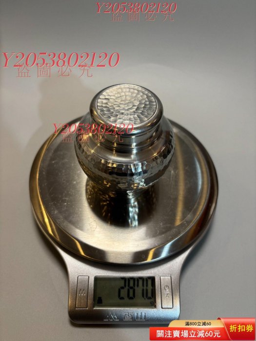 日本中古本錫錫半上錫錫半錫茶葉罐本錫錫罐茶入純手工錘目【同福客棧
