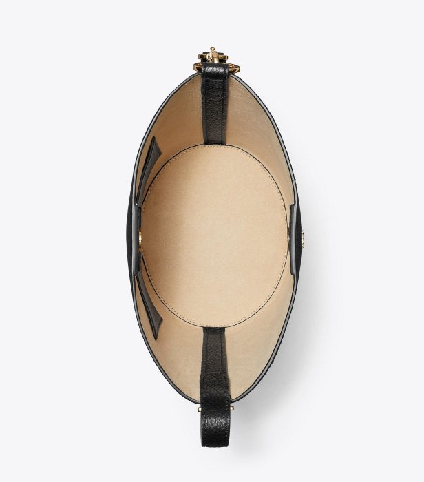 【Tory Burch】專櫃經典款 Blake系列防刮皮革側背/斜背水桶包