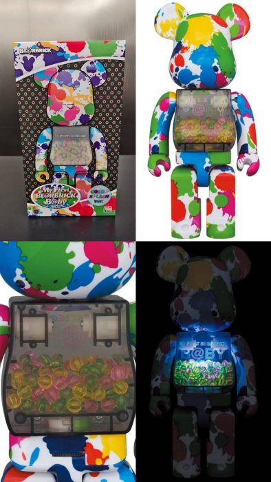 MY FIRST BE@RBRICK B@BY COLOR SPLASH Ver. 400％ 水彩千秋400