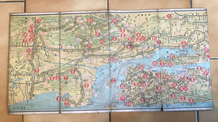 戰前日本鐵道旅行圖計24本(明治大正昭和) 鐵道地圖鐵道旅行案內古地圖