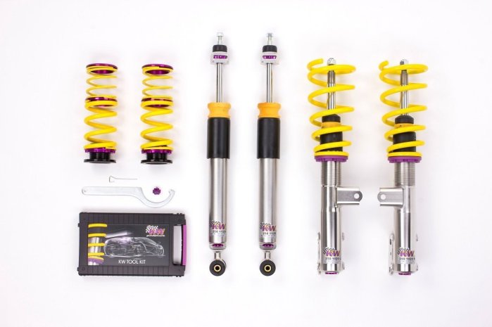 German  KW V3 高低軟硬可調避震器組 VW GOLF 6代 MK6 GTI