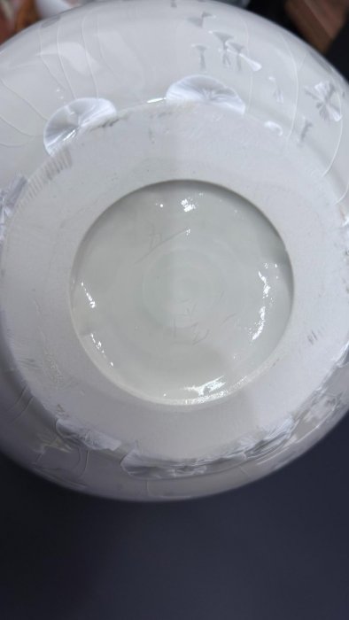 前田喜代范創作日本五雲窯結晶釉花瓶，大尺寸全新品，附陶歷與原木盒