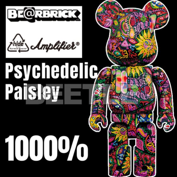 Be@rbrick Psychedelic Paisley 1000％ BE@RBRICK PSYCHEDELIC PAISLEY 1000% | eBay