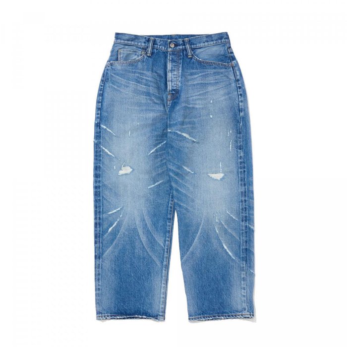 FRAGMENT x SEQUEL DAMEGE DENIM PANTS INDIGO 牛仔褲。太陽選物社SQ