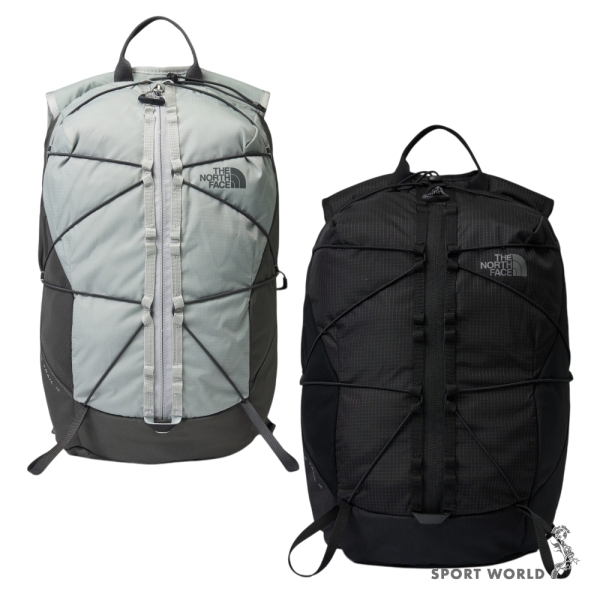 The North Face 北面 防潑水後背包 大容量 反光 灰/黑【運動世界】NF0A8HRZRO5/NF0A8HRZJK3