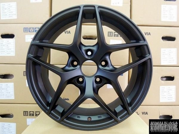 【CS-77】18吋 超優質感 類BBS CF 立體視覺感受 (消光黑) MAZDA3.FORTIS.CIVIC8.FOCUS.MAZDA5.WISH.CRV.A33