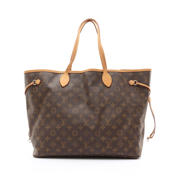 LOUIS VUITTON LV 路易威登 Neverfull GM 肩背包 棕色 原花帆布 M40157 【二手名牌BRAND OFF】