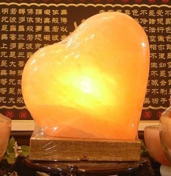 玄呈 鹽燈 純手工雕琢crystal lamp 鹽晶燈❤增桃花人緣❤心心相印 大愛心#L1↘3880元全館特價 產地直銷