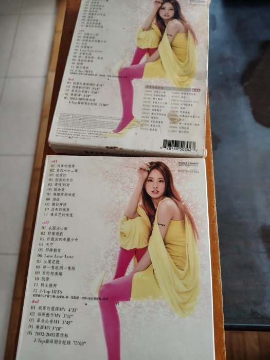 蔡依林-Jolin J-Top冠軍精選2CD+DVD 二手品| Yahoo拍賣