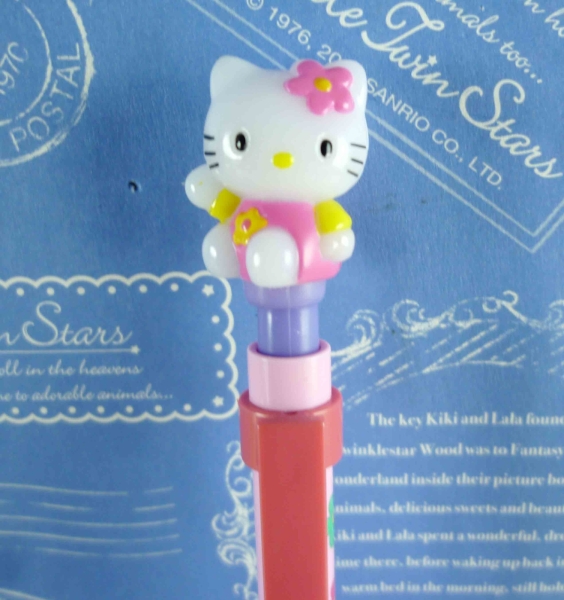 【震撼精品百貨】Hello Kitty 凱蒂貓~KITTY發光原子筆-粉招手