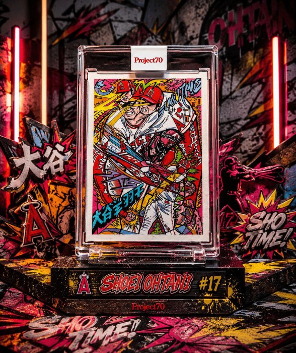 【低價起標 | 限量 | 少見視覺張力爆棚藝術卡🔥持續漲】大谷翔平 Topps Project 70 /2563 Artist JK5 天使 道奇