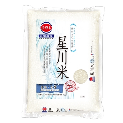 三好米 星川米(1.5KG)【愛買】