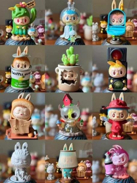 POP MART x HOW2WORK泡泡瑪特 LABUBU拉布布 almost hidden the monsters看不見我 盒玩