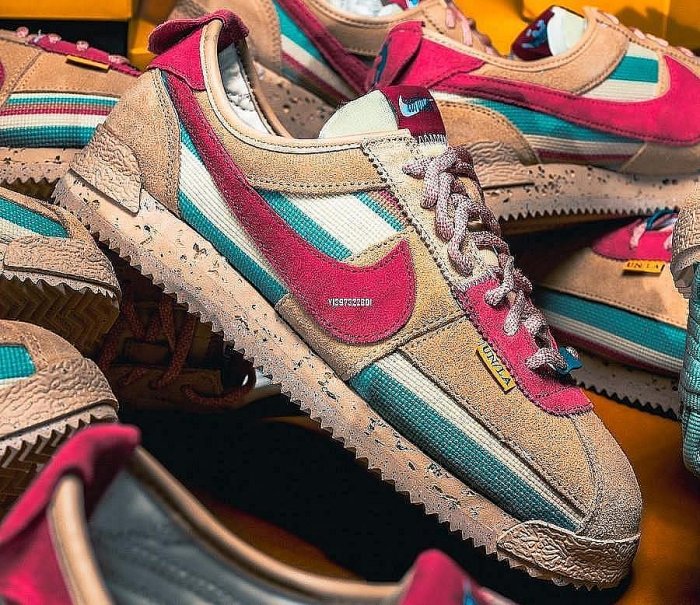 Nike Cortez 50週年 棕粉 阿甘 輕便防滑男女滑板鞋 DR1413-200【ADIDAS x NIKE】