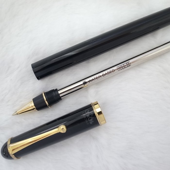 BA769 日本三菱文具製EXCEED 1930 復古黑桿鋼珠筆(7成新)(粗桿