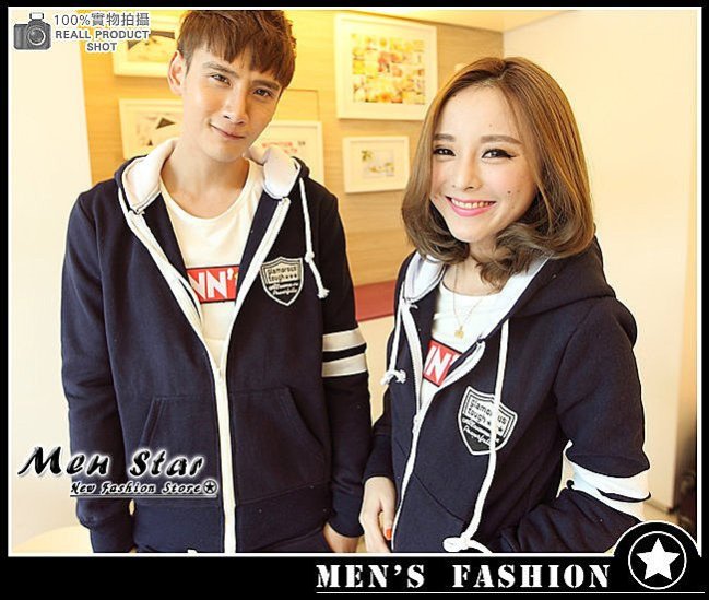 【Men Star】免運費 韓版運動連帽外套 輕羽絨服 羽棉大衣 男 女 媲美 uniqlo kappa esprit