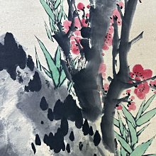 王雪濤】花鳥三尺中堂純手繪作品裝裱尺寸:190*59cm左右畫芯尺寸:98