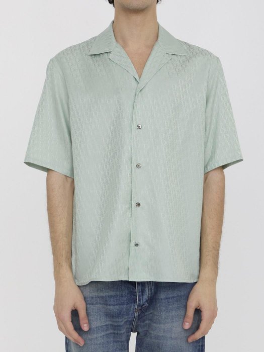 HJ國際精品館24春夏DIOR 483C568A5231Dior Oblique 短袖襯衫-646