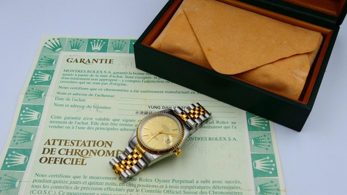 【美好時光】個人收藏釋出!勞力士ROLEX 16233盒單全美品 1601 16013 116233參考