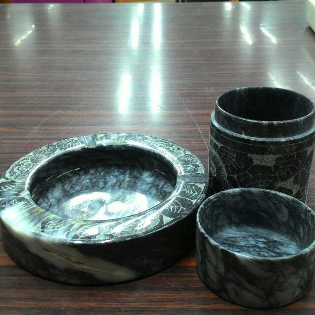 大理石高級壺美品【台湾 花蓮】
