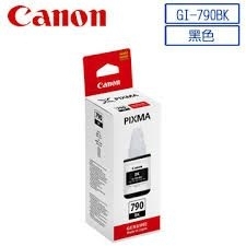 CANON 原廠墨水GI-790BK 適用:G2002、G3000、G4000、G2010、G4010
