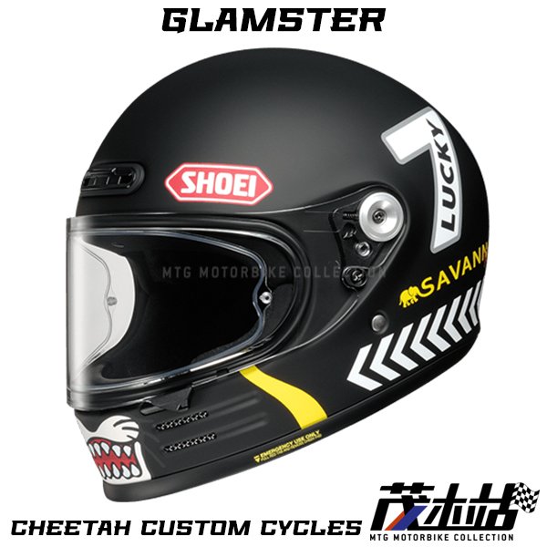 セキュリティ・セーフティ Glamster CHEETAH CUSTOM CYCLES Buy Shoei Glamster 06 Cheetah Custom Cycles TC2? Now + Free