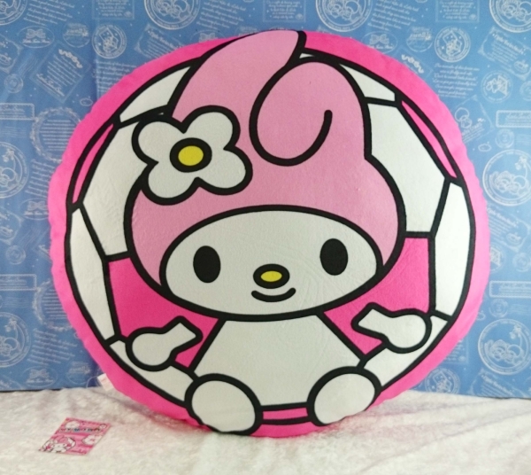 【震撼精品百貨】My Melody 美樂蒂~抱墊 足球造型