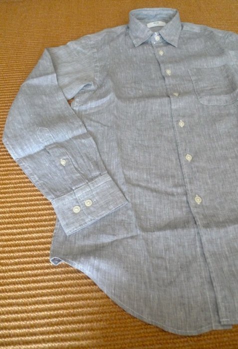 UNIQLO   超值逸品 : 100%特級亞麻長袖襯衫  * / * 只要 998 元  ! !